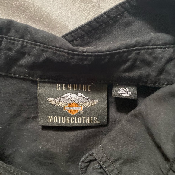 Harley Davidson Mens 2 XL button down short sleeve shirt- SOLD 4/15/2022 - Picture 5 of 7